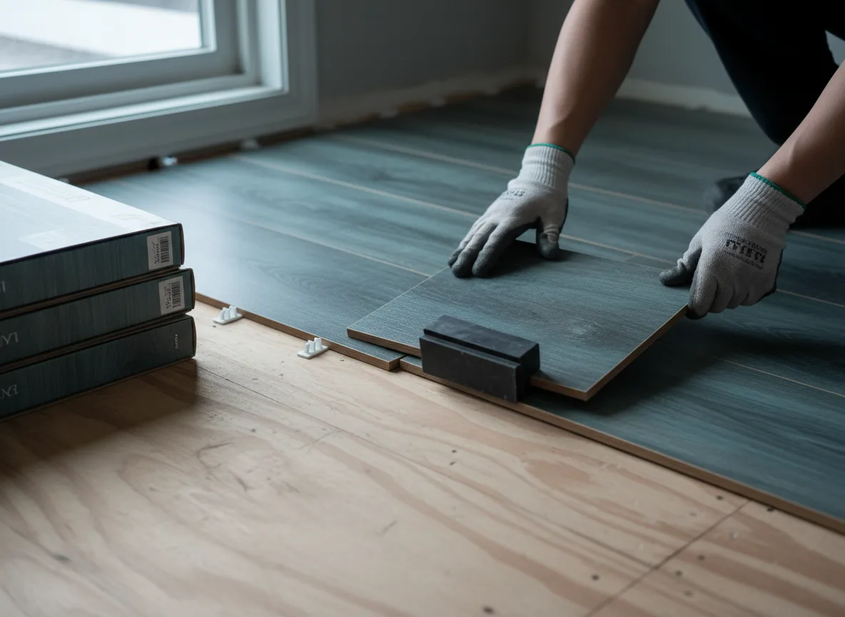 Luxury Vinyl Plank Installation company in Temple, ME